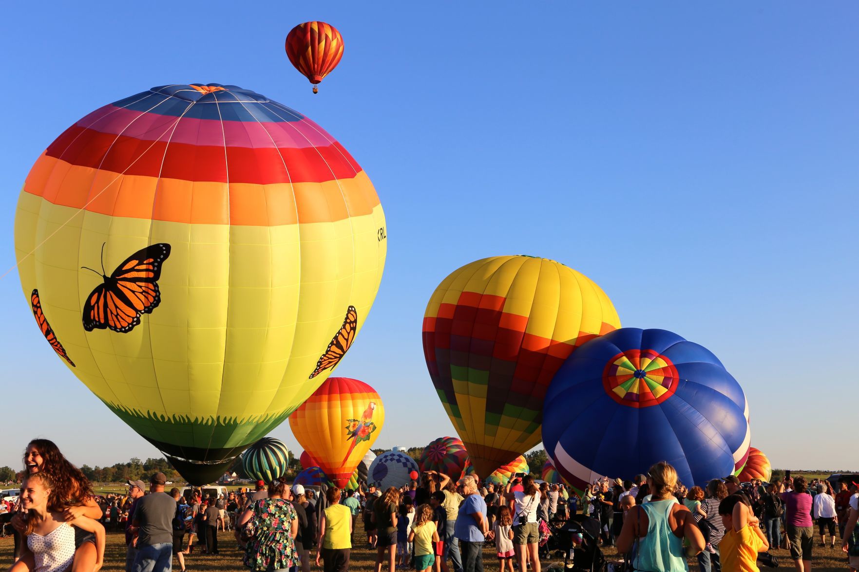 Adirondack Balloon Festival, Saturday night